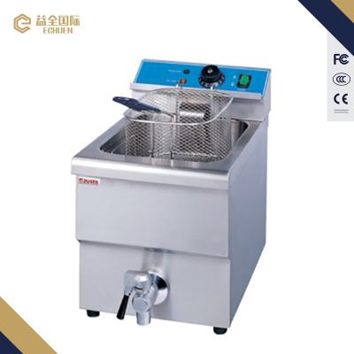 China 1 Tank Electric Fryer Broasted Chicken Frying Machine 12L for sale