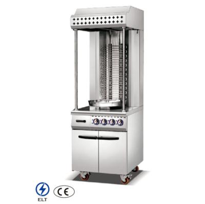 China Electric Shawarma Gas Shawarma Kebab Making Machine With Cabinet 650*800*2050mm for sale