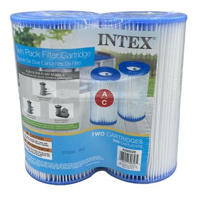 China PUMP INTEX Type A/C Filter Pack Pool Replacement FILTER Twin Cartridge 29002 for sale