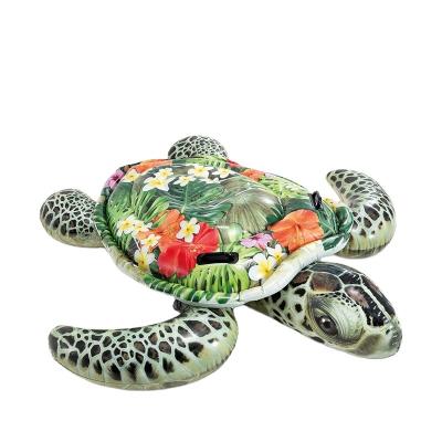 China Enterntainment INTEX 57555 Realistic Water Sea Turtle Ride-on Inflatable Pool Float Kids Swimming Float Kids Swimming Toy for sale