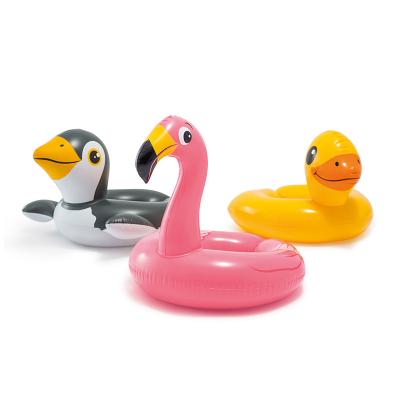 China INTEX 59220 Flamingo Kids Swim Animal Split Rings Inflatable Animal Split Float Rings Cute Kids Swimming Pool Rings for sale