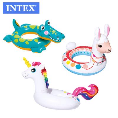 China [SALE] Intex 58221 BIG ANIMAL RING Big Toddler Baby Child Kids Animal Inflatable Ring Swim Pool Aid Trainer Float 71cmX56cm for sale