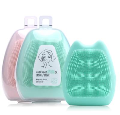 China Silicone Detergent DEEP CLEANING Electric Facial DEEP Brush, Face Massager Cleansing Brush for sale