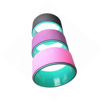 China For Light Band Yoga Wheel Roller With Custom Logo Eco Back Stretch Roller EVA Jade Roller Yoga Training Wheel For Body Balance for sale