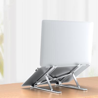 China Adjustable Laptop Notebook Stand (Height), Aluminum Alloy Laptop Riser with 6 Level Height Adjustment for sale