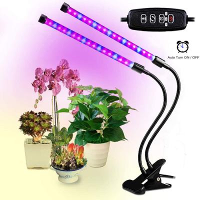 China Dimmable Timer and Home Use Changing 5V Clip 20W Flexible Desk Led Lamp Grow Light Full-spectrum Timing Dimmable Tube Clip Three Grow Light for sale