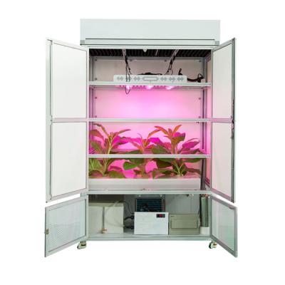 China Dimable 2020 New Type Complete To Grow Tent To Fill Grow Kit Smart Hydroponic Grow Box Indoor Hidden Hydroponic Cabinet for sale