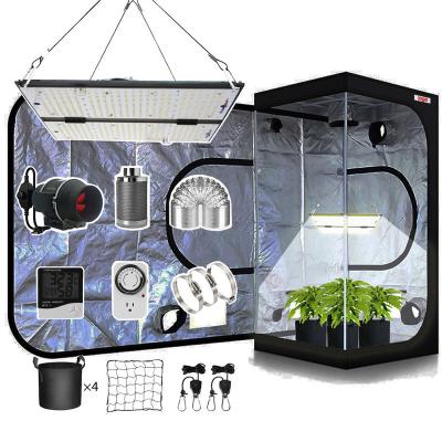 China New Best Price Easily Assembled Custom Grow Kit 10x10 Feet Complete To Grow Tent All In One Grow Bags With Complete Grow System for sale