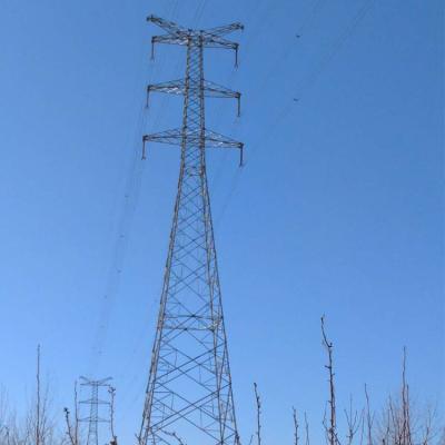 China Q345/Q235/Q420 33KV/66KV/132KV/220KV/500KV/750KV steel tower electric power transmission line for sale