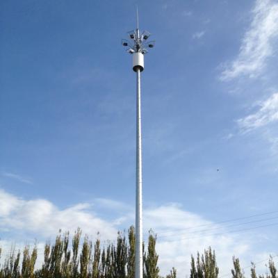 China Single Tube Q345/Q235 Communication Landscape Tower for sale