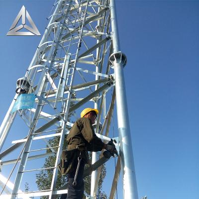 China Self-supporting ASTM A572/A36/Q345/Q235/ASTM A572 GR50 GR65 10m-100m Height 5G Antenna Support Tower for sale