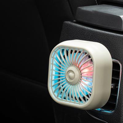 China Mini portable Car Fan Truck Car Vehicle Interior Accessories USB LED Electric Fan Gunslinger for sale