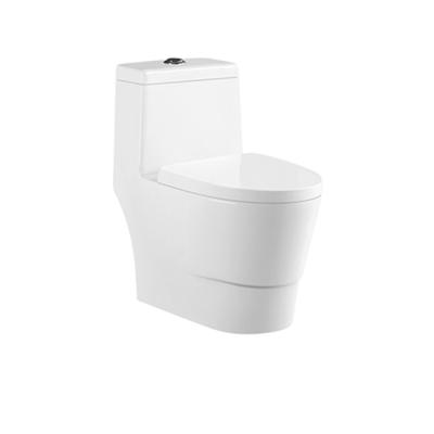 China New Hot Selling Double-Flow Bathroom Ceramic Siphonic One Piece Toilet For Home Hotel for sale