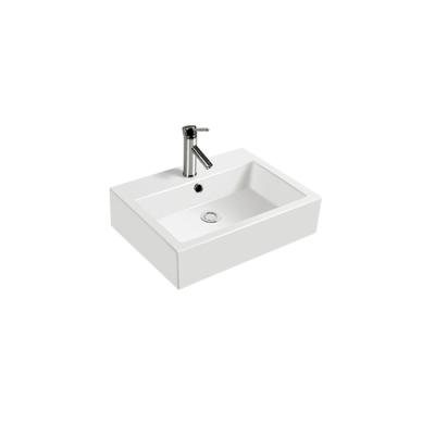 China Large Size Easy Clean Professional Rectangle Place Worktop Manufacture Basin Ceramic Sink for sale