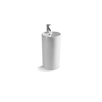 China Modern White Bathroom Pedestal Sink Hand Wash Basin With Factory Price Customized for sale