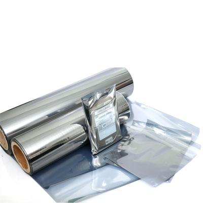 China Binary Shaft Moisture Proof Semi Clear Tape PVC Antistatic Roll Metallized Polyester ESD Shielding Film for sale