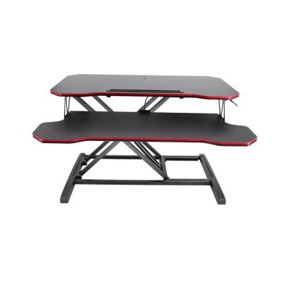 China Adjustable (Height) Home Lift Table Learning Table Lifting Computer Table Folding Workbench for sale