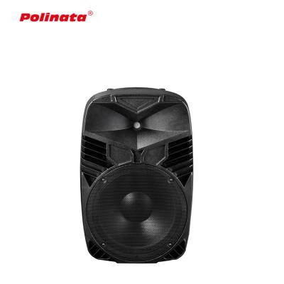 China USB/SD/FM DSP DJ Polinata 15 Inch Subwoofer Speakers OEM Amplifier For DJ Sound System Cabinet Speaker Active Plastic Box With Tie Rod for sale