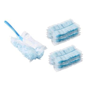 China Sustainable Detachable Dust Long Handle Nonwoven Household Electrostatic Crevice Cleaning Brush for sale