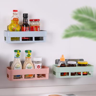 China Factory wholesale minimalist spot wall storage multifunctional plastic rectangular rack for sale