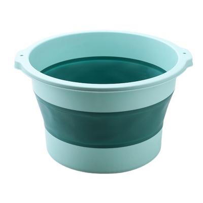 China Single Viable Foldable Bottom Foot Bucket Massage Hump Multi-Function Household Cleaning Bucket for sale