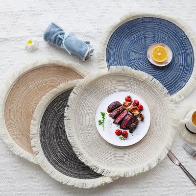 China Viable Factory Wholesale Home American Woven Kitchen Table Anti-scalding Heat Insulation Mat Multifunctional Placemat for sale