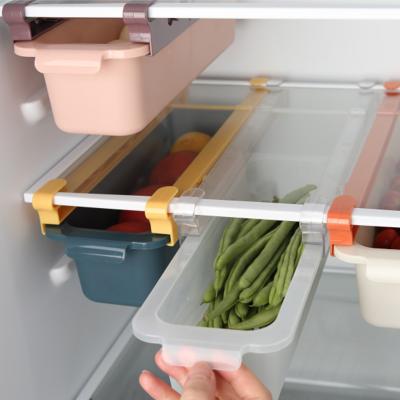 China Long Kitchen Microwavable Fridge Food Storage Box Food Storage Drawer Drawer Storage Box for sale