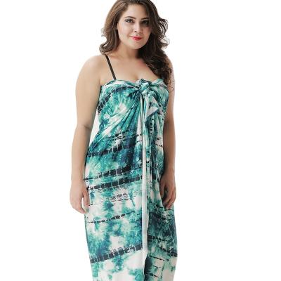 China Breathable Summer Printed Backless Multiway Women Wrap Cover-UPS Multifunctional Beach Dresses Ladies Sunscreen Shawl for sale