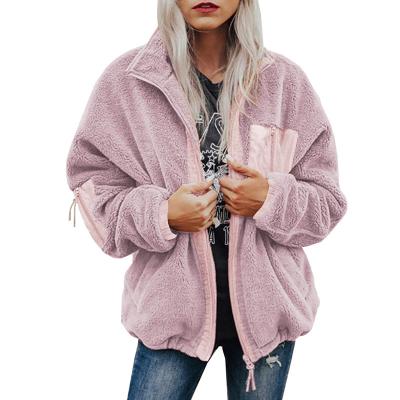 China European and American winter coat woolen new women's long-sleeved viable cardigan loose warm women's jacket for sale