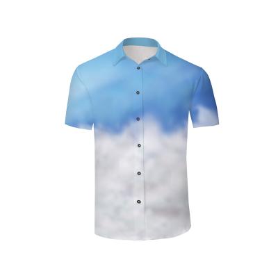 China 3D Anti-Shrink Printed New Summer Casual Style Men's Shirts With Custom Designs for sale