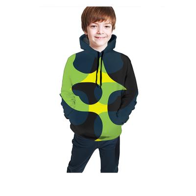 China Anti-pilling Children's Clothing 3D Fashion Camouflage Pattern Boys Long Sleeve Hoodie for sale