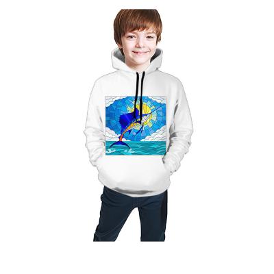 China Children's Clothing Anti-pilling 3D Style Fish Pattern Boy Animal Hoodies And Sweatshirts Hooded for sale