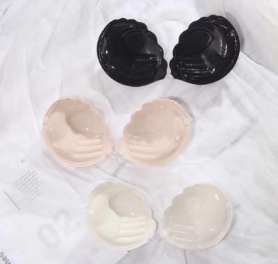 China Wholesale Breathable Sticky Invisible Sticky Bra Stickers Silicone Chest Adhesive Invisible Bra for sale