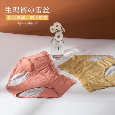 China Breathable Wholesale Period Panties Fashion Girl Japanese Style Panties Underwear Menstrual Absorbent for sale