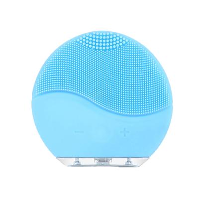 China Private Label Silicon Face Wash Brush Cleaner Electric Cleansing Brush Face Cleanser for sale