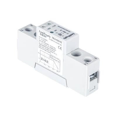 China Mini 1 Phase 40A Relay DC-AC 4-32VDC Input/Output 42-480VAC Voltage SSR Relay Panel Sealed Solid State Electrical Module for Automation for sale