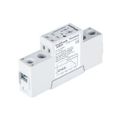 China TRA48D25 Single Phase Relay 25A SSR Input/Output 42-480VAC to AC 4-32VDC Solid State Sealed General Purpose Switch Board for sale