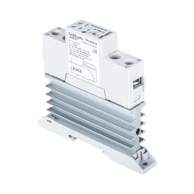 China TRA48D10L Sealed 10A Integrated Radiator SSR Solid State Relay Din Rail 4-32VDC Input Output 42-480VAC Electric Current Relay for sale