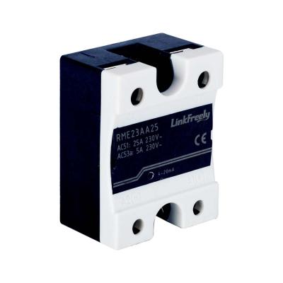 China Sealed Industrial 25A/230VAC 1-Phase Analog Switching Solid State Relay Control Input Phase Angle 4-20mA SSR AC Voltage Relay Module for sale