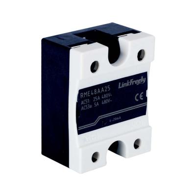 China Sealed Industrial 25A/480VAC 1-Phase Analog Switching Solid State Relay Control Input Phase Angle 4-20mA SSR Relay Voltage Regulator for sale