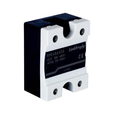 China Sealed Switching 50A/480VAC 1-Phase SSR AC Solid State Relay Control 4-20mA Phase Angle Industrial Analog Relay Voltage Adjustable for sale