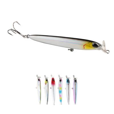 China Hot Sale 85mm 95mm 13g 17g 22g OEM Plastic Customization HOWELL ABS Hard Plastic Sinking Minnow Fishing Lures For Sea Fishing for sale