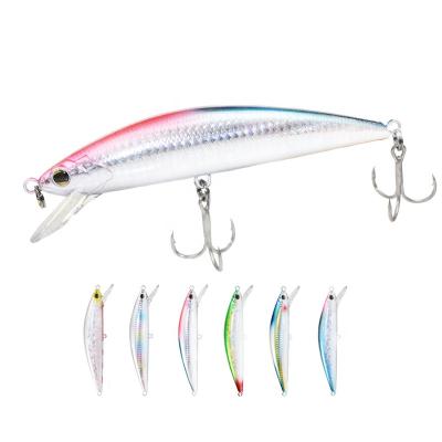 China OEM 42g ABS Plastic Hot Sale 125mm Lure Jig Jig Minnow Minnow Fishing Lure Custom Hard Sinking Lure For Sea Fishing for sale