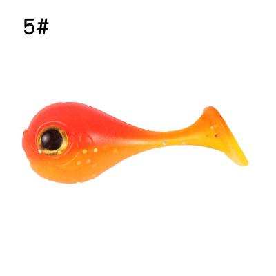 China Hot Selling PVC Tape Soft Plastic Two Tone Lure 3g Soft Plastic Low Lure for sale