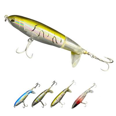 China Vivid Fish Action HOWELL Thruster Tractor Swimming Bait Hard Floating OEM 36g 145mm Lure Top Water Stickbait Pencil Fishing Lure for sale