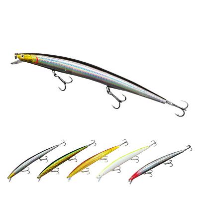 China Custom ABS Fishing Lure 184mm Lure 23g Bait 23g Deep Diving Minnow Lure Plastic Hard Plastic Fishing Lures for sale