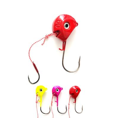 China Howell High Strength Best Selling Global Colorful Fish Forms Lead Hook Saltwater Fish Lead Hook for sale