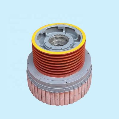 China Industrial lift sheve pulley pulley lift elevator traction machine traction lift parts for sale