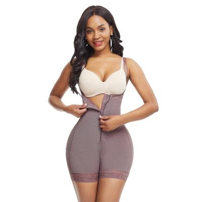 China Antibacterial Butt Lifter Slimming Full Body Shapers Zipper Body Shapewear Underwear For Women for sale