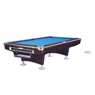 China High Quality Solid Wood Leather With Slate Billiard Table / Pool Table for sale